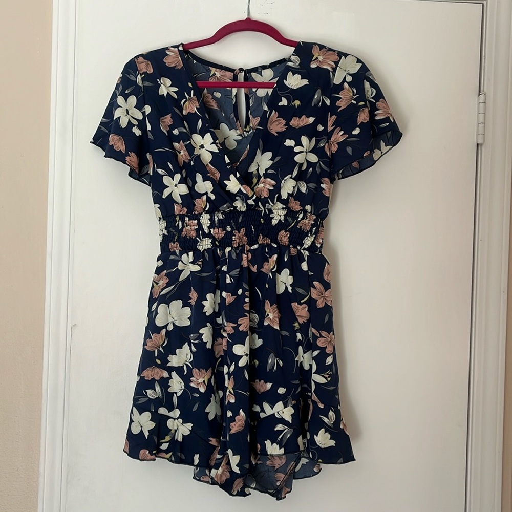 NWOT Floral Romper